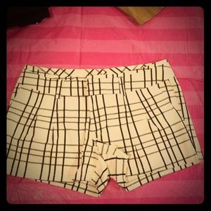 Womens Black and Gray Plaid Shorts 2 for $25
